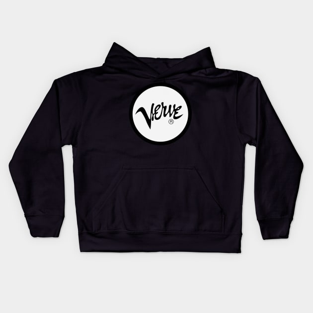 Verve record Kids Hoodie by mirgasuga